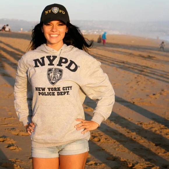 Gray NYPD Hooded Sweatshirt unisex hoodie NWT - Picture 3 of 6